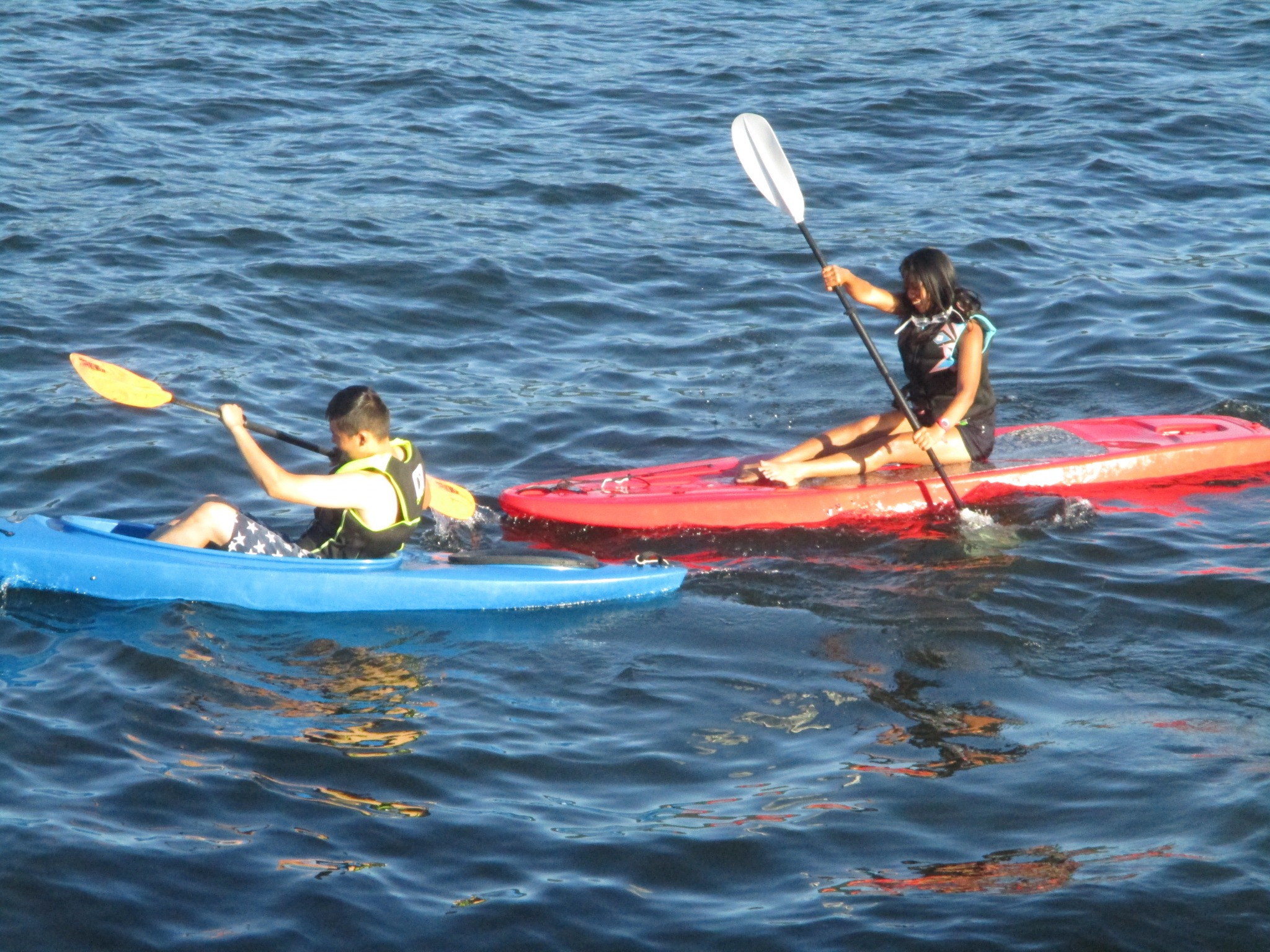 Kayaking on Lake George